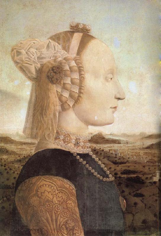 Piero della Francesca Portrait of Battista Sforza Spain oil painting art